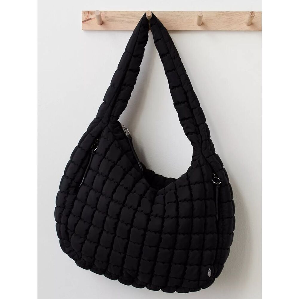 New Free People Quilted Carryall Bag size Large